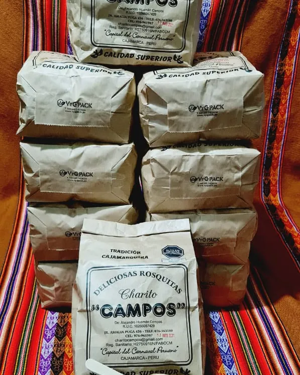 Bolsas de rosquitas Charito Campos
